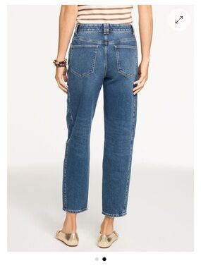 Talbots Mid-Rise Straight Leg Jeans - Blue Wash